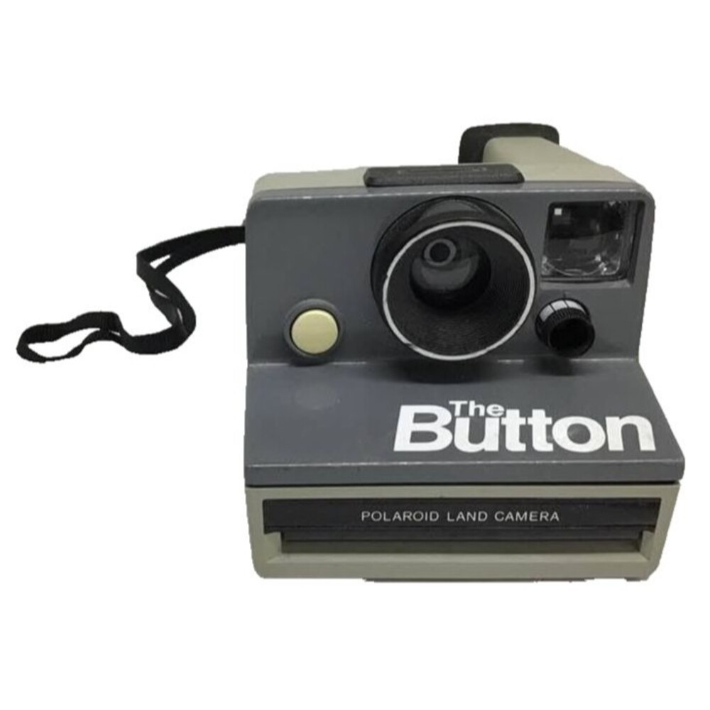 Polaroid Land Camera The Button Instant Film Decor Prop Repair Parts Strap Vtg